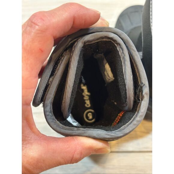 Cat & Jack black snow boots/winter boots size 5 - Picture 9 of 12